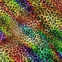 fundo de design de leopardo abstrato, textura de pele animal colorida, tecido de design de leopardo têxtil foto