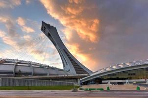 estádio olímpico de montreal em montreal, canadá, 2022 foto