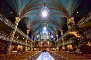 basílica de notre-dame - montreal, canadá, 2022 foto