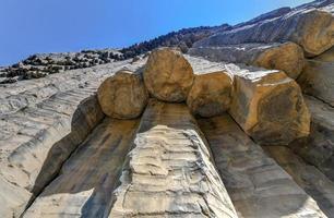 maravilha geológica única sinfonia das pedras perto de garni, armênia foto