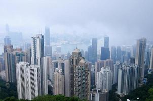 vista de Victoria Peak - Hong Kong foto