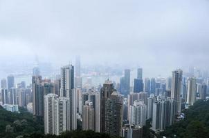 vista de Victoria Peak - Hong Kong foto