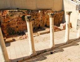 cardo - rua romana, jerusalém foto