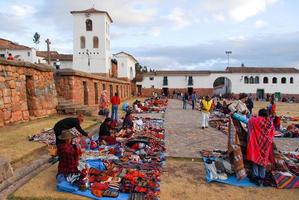 mercado inca em chichero, peru, 2022 foto