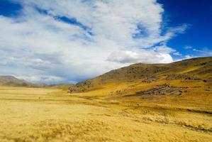 vale sagrado dos incas. Cusco para Puno, Peru. foto