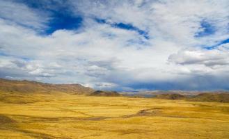 vale sagrado dos incas. Cusco para Puno, Peru. foto