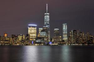 horizonte da cidade de nova york de new jersey foto