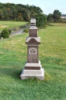 monumento memorial, gettysburg, pa foto