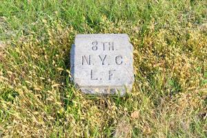 monumento da cavalaria de nova york, gettysburg, pa foto