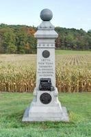 monumento memorial, gettysburg, pa foto