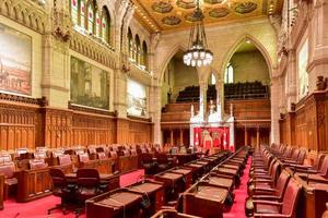 edifício do senado do parlamento, ottawa, canadá, 2022 foto