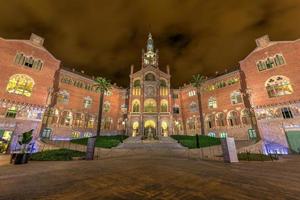 hospital sant pau recinte modernista em barcelona, catalunha, espanha foto