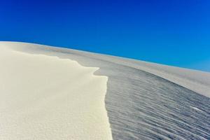 monumento nacional de areias brancas no novo méxico. foto