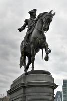 boston common george washington monumento em boston, massachusetts, 2022 foto