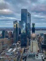 desenvolvimento do arranha-céu hudson yards em midtown west, cidade de nova york foto