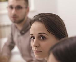 pessoas de negócios reunião discussão de conferência conceito corporativo foto