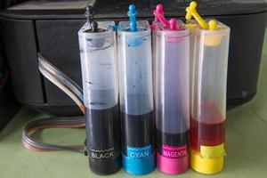 cartuchos de tinta para impressora colorida foto