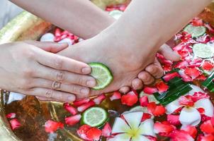 relaxante para spa massagem nos pés foto