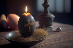 páscoa, 9 de abril, dia cristão para comemorar a ressurreição de jesus, símbolo de esperança, renascimento e perdão, a caça aos ovos de páscoa enfeita os ovos com estampas e cores vivas. foto