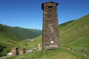 ushguli, georgia, europa foto