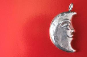 jóia de prata meia lua foto