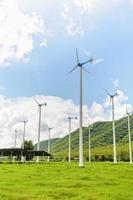 gerador de turbina eólica de grupo foto