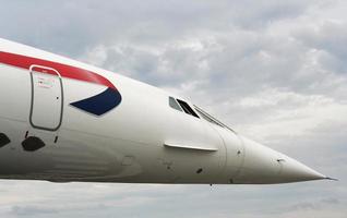 Manchester, Midlands, Reino Unido, 29 de julho de 2006 British Airways Concorde Supersonic Passenger Jet foto