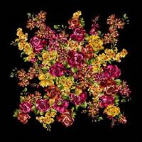 lenço floral, lenço abstrato, design abstrato pintado digital, textura colorida. arte fractal. design têxtil abstrato. design têxtil foto