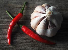 culinária tailandesa e pimenta chalota picante para o passado picante tailandês foto