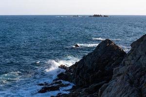 vistas da costa da costa brava foto