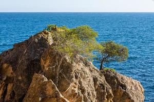 vistas da costa da costa brava foto