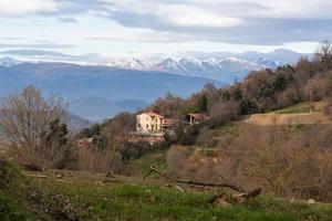 paisagens do parque nacional garrotxa dos pirineus foto