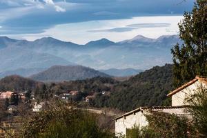 vistas das cidades da costa brava foto