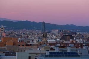 ruas e vistas de barcelona foto