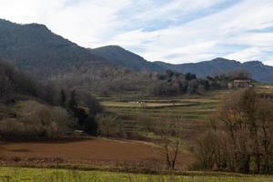 paisagens do parque nacional garrotxa dos pirineus foto