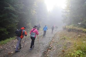 montanhas dos cárpatos, ucrânia - 8 de outubro de 2022 monte hoverla. cárpatos na ucrânia no outono foto