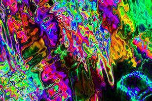 fundo líquido de mármore abstrato, textura líquida brilhante multicolorida, fundo de textura gradiente, fundo holográfico foto
