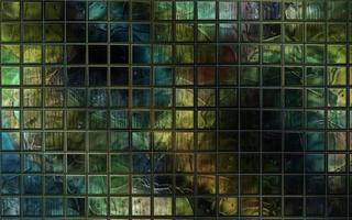 fundo geométrico 3d abstrato, textura digital holográfica foto