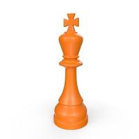 objeto de xadrez isolado no fundo foto