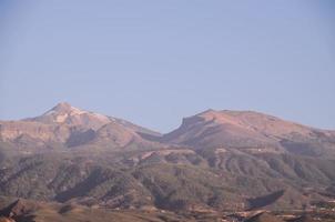 vista de perto da montanha foto