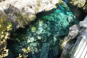 piscina antiga na cidade antiga de hierapolis em pamukkale, denizli, turkiye foto