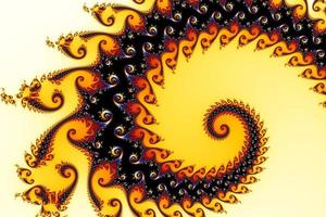 o infinito conjunto matemático mandelbrot fractal - fundo de obras de arte. foto