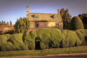 cidade velha de cotswolds de chipping campden, inglaterra. foto