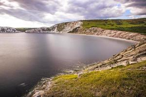 a paisagem pitoresca de durdle door na costa jurássica, inglaterra. foto