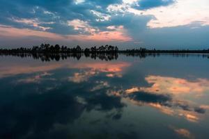 lago pântano na primavera foto