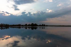 lago pântano na primavera foto