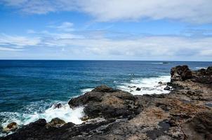 vista panorâmica da costa foto