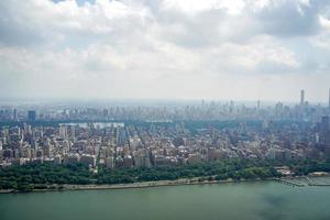 nova york city manhattan passeio de helicóptero paisagem urbana aérea foto