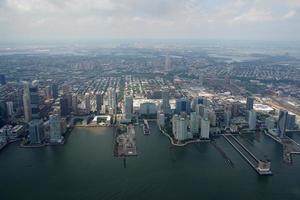 nova york city manhattan passeio de helicóptero paisagem urbana aérea foto