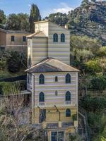 portofino vila pitoresca itália edifícios coloridos villas foto